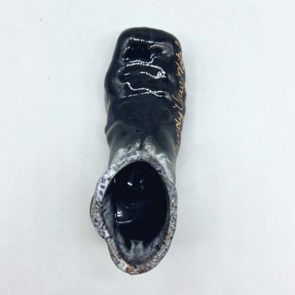 Vintage 70s Fundy View Motel Ceramic Souvenir Boot Shoe Collectible Canada - Picture 6 of 8